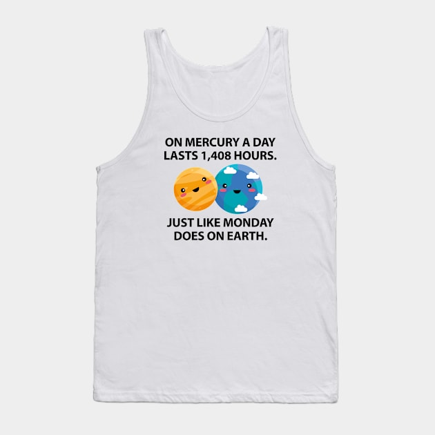 Mercury Monday Tank Top by AmazingVision